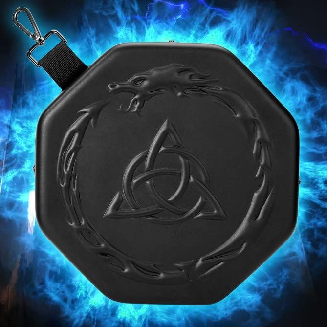 Soar Forge Dice Tray for DND and RPG - Premium Celtic Knot and Dragon Design - Perfect Rolling Tray to Protect Dice for D&D - Compatible with Dungeons and Dragons and Other RPG - Image 4